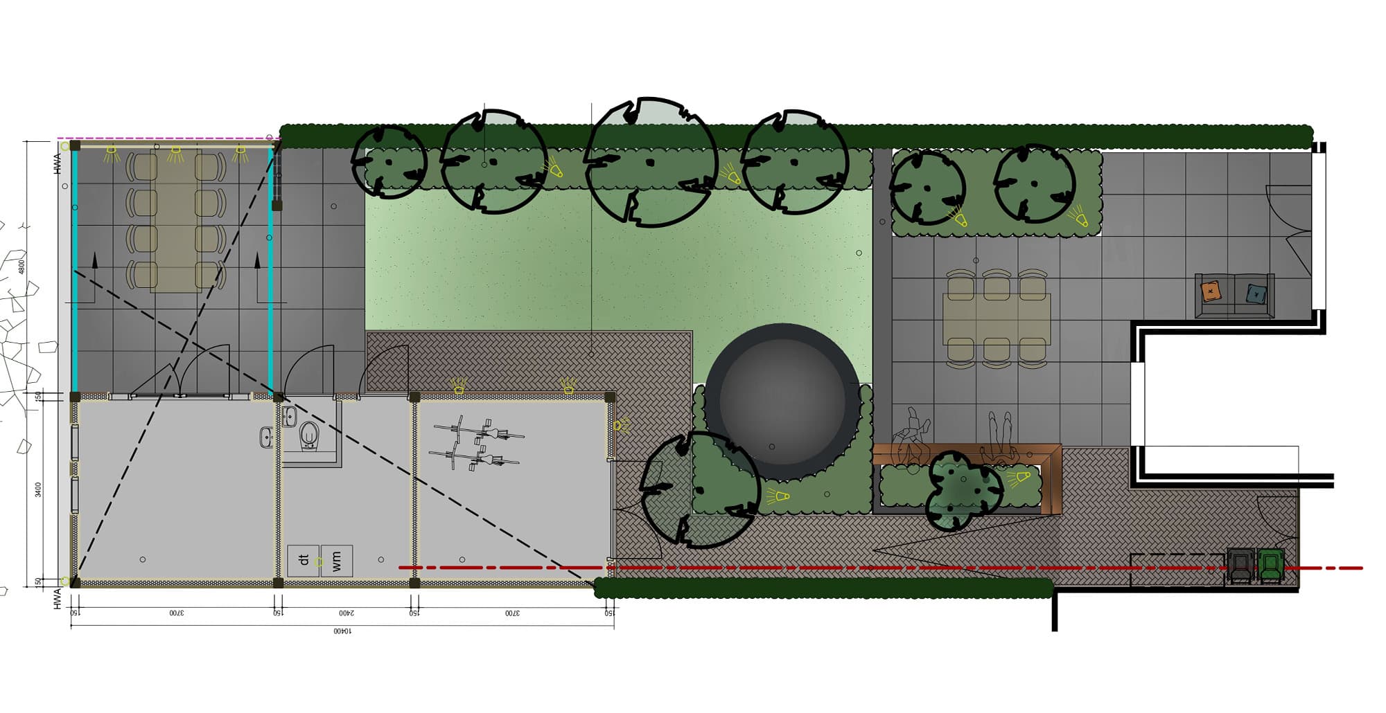 Tuinprojecteindhoven8ontwerp2 • Gras en Groen website